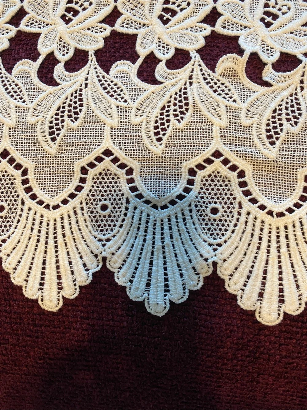 German Lace Valance Curtain